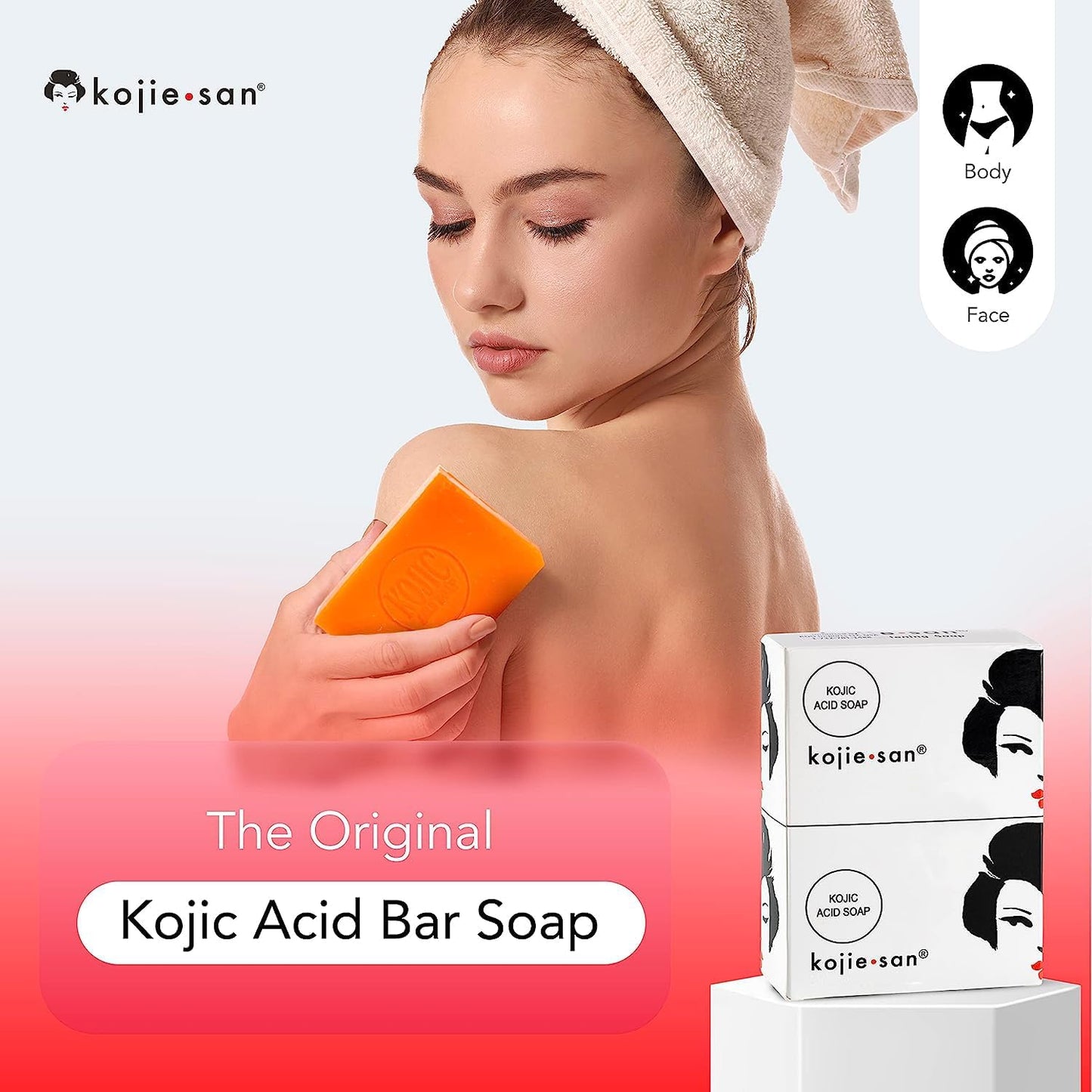 đ§ŒPackt de 02, 03, 04 Savons Kojie san âPurifie, Nettoie et Illumine Visiblement la Peau