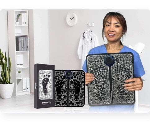 EMS Masseur de pieds, tapis de massage pliable
