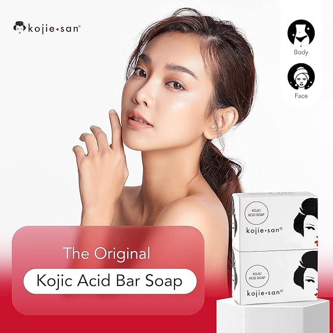🧼Packt de 02, 03, 04 Savons Kojie san –Purifie, Nettoie et Illumine Visiblement la Peau