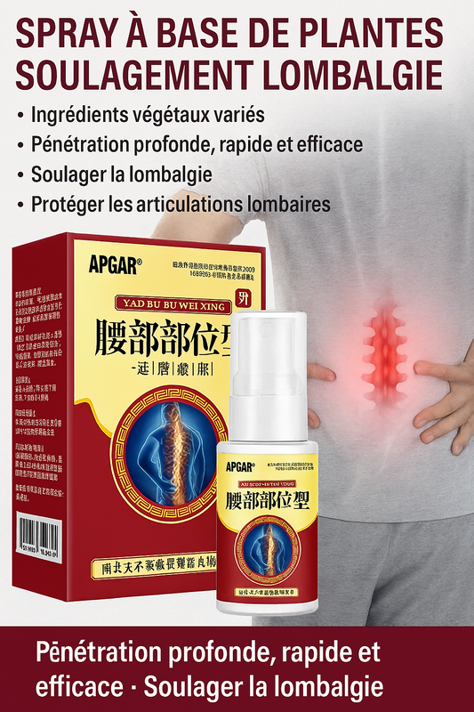 Spray pour la Douleur de – Genou – colonne lombaire, taille, dos, Gel froid.