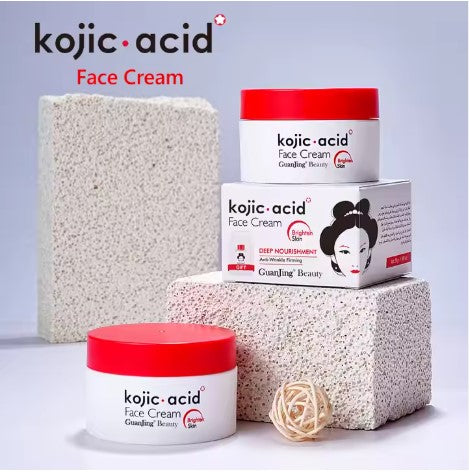 Crème Visage Kojic : Soin Complet Anti-Taches, Acné et Signes de l’Âge