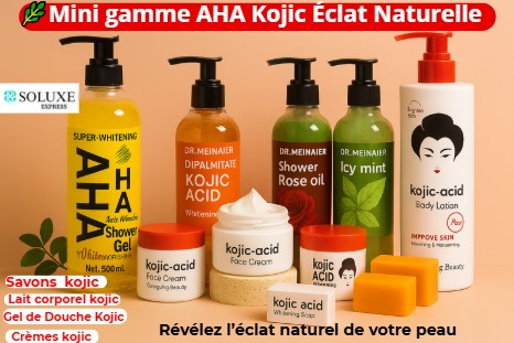 Mini Gamme AHA Éclat Confiance Kojic : Révélez votre beauté naturelle en 7 jours